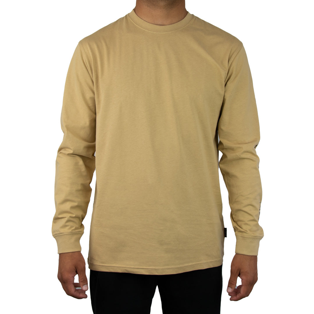 Chicama - Boy's Long Sleeve Tee - Dark Sand