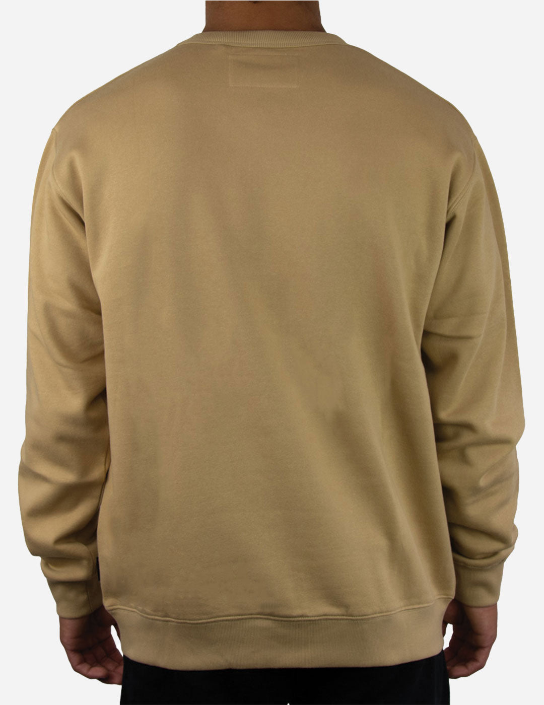 Highway - Men's Crew Neck Sweatshirt - Dark Sand