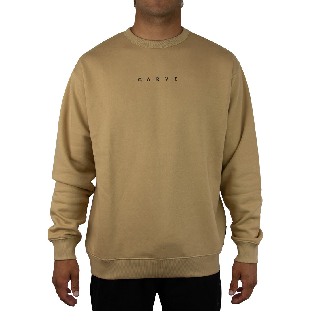 Highway - Boy's Crew Neck Sweatshirt - Dark Sand