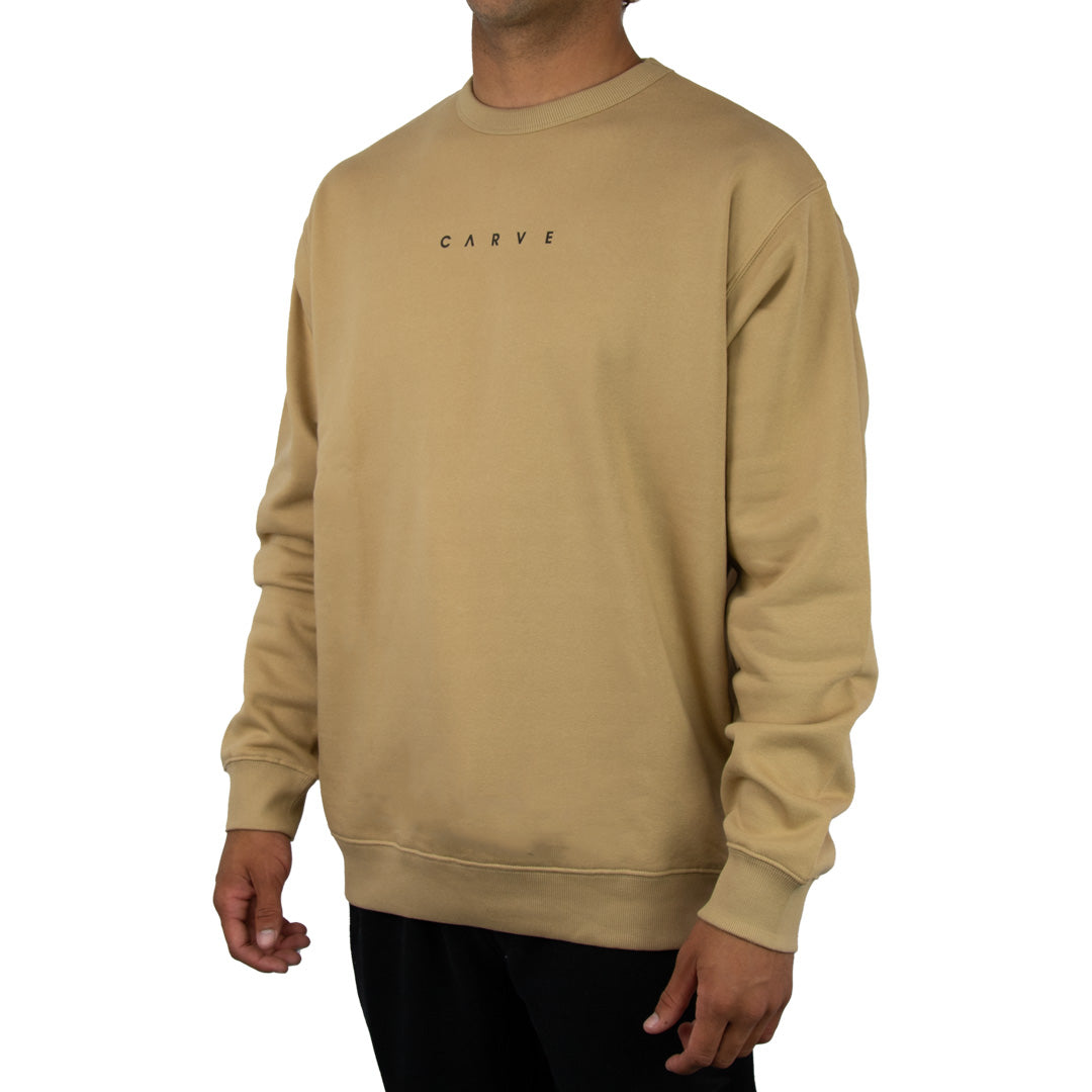 Highway - Boy's Crew Neck Sweatshirt - Dark Sand