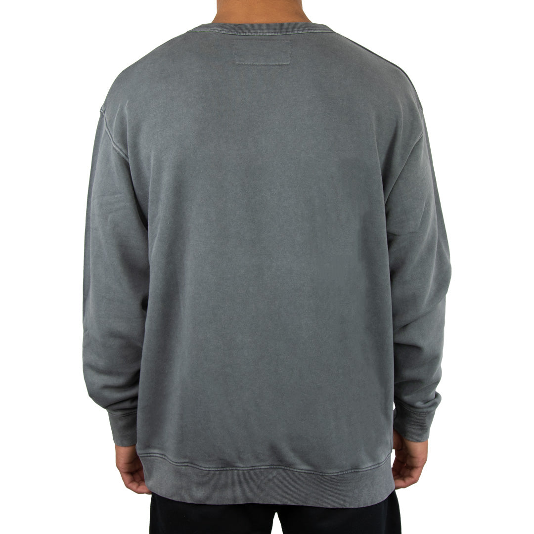 Drop In - Boy's Crew Neck Sweatshirt Vintage Wash - Steel