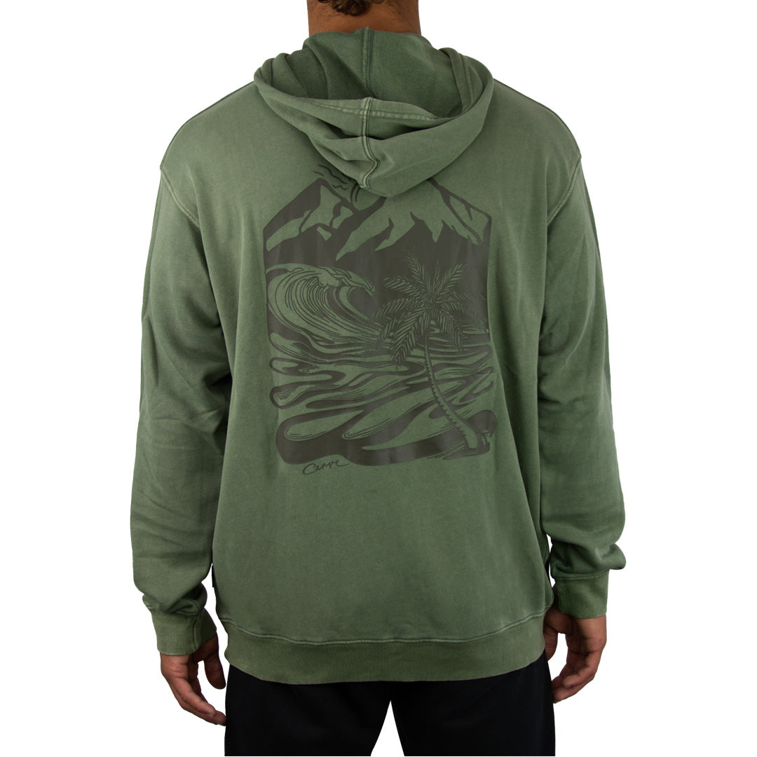 Finals - Boys Pull Over Hoodie Vintage Wash - Clover Green