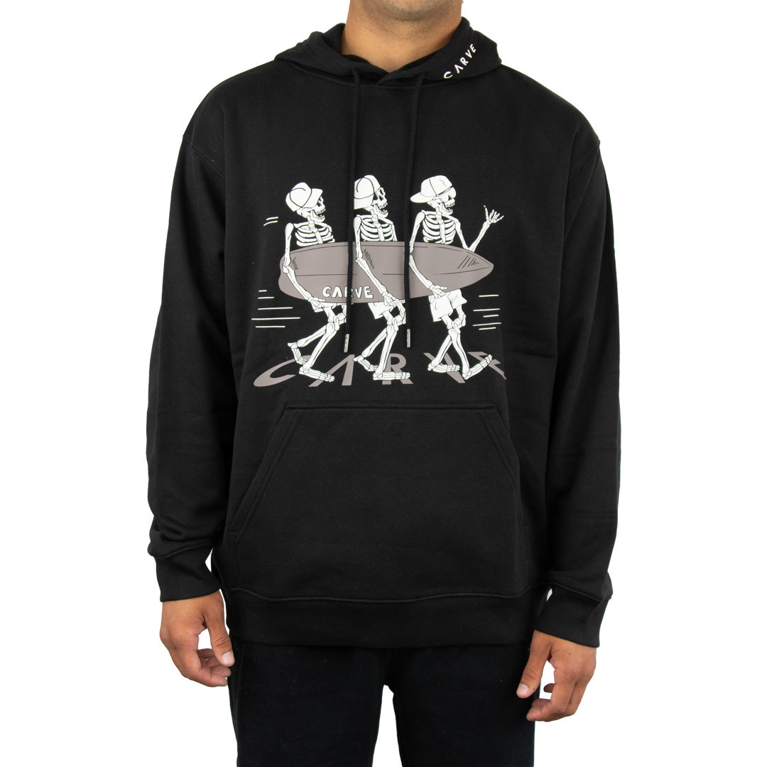 Mojo - Boy's Pull Over Hoodie - Black