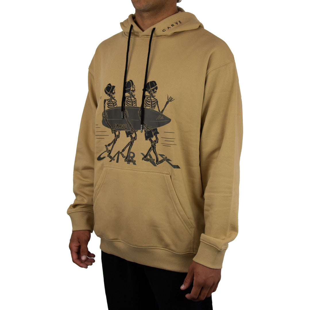 Mojo - Boys Pull Over Hoodie - Dark Sand