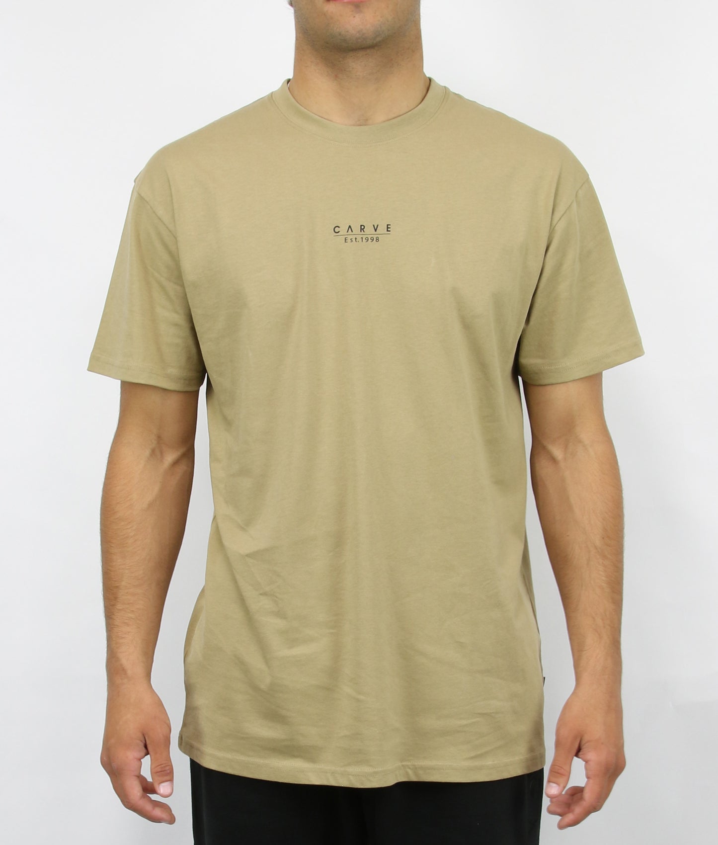 Heritage Mens Basic Short Sleeve Tee - Ecru