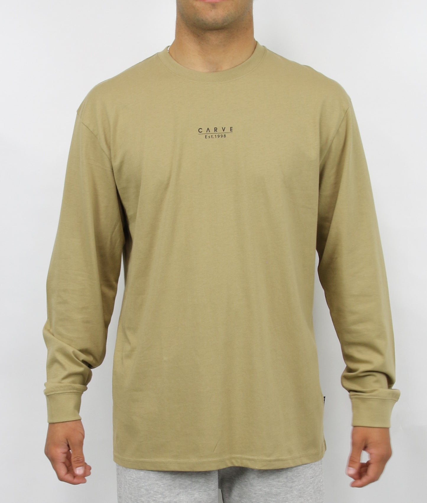 North Shore - Mens Long Sleeve Tee - Ecru