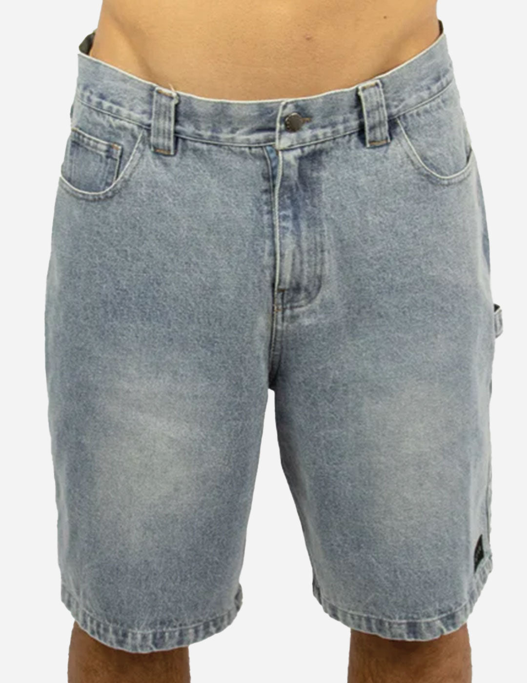 BYRON - Men's denim short - Blue