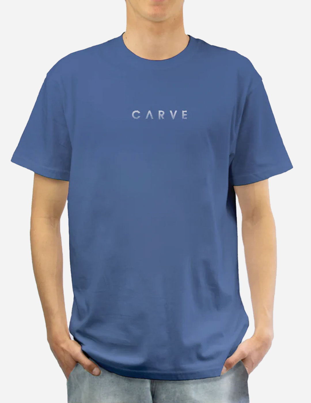 EXILE - Men's Oversized Short Sleeve Tee - Indigo