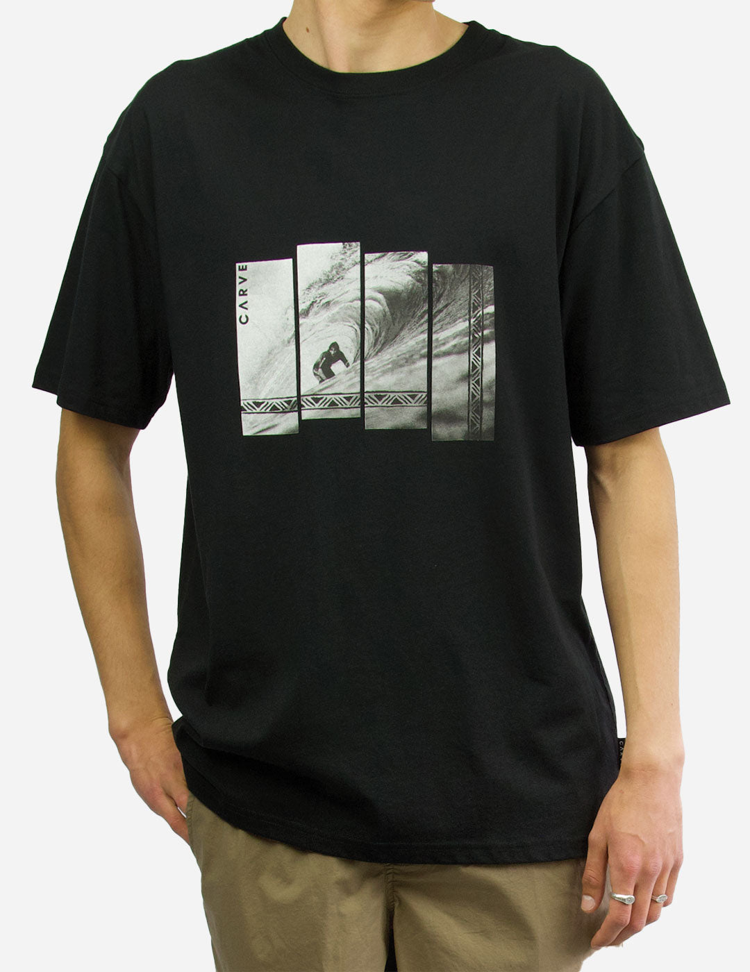 LEGEND - Men's Oversized Short Sleeve Tee - Black