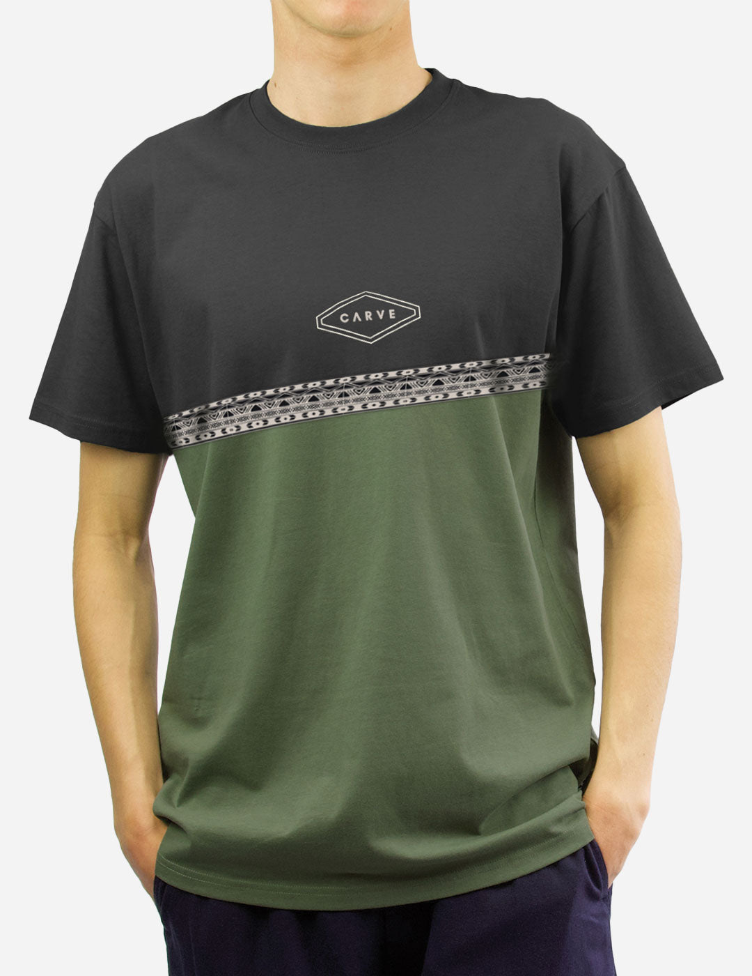 KINDRED- Men's Oversized Short Sleeve See - Moss Green