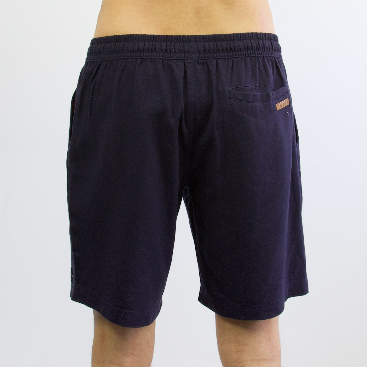 RONSON - Men's elastic waist volley short - Navy