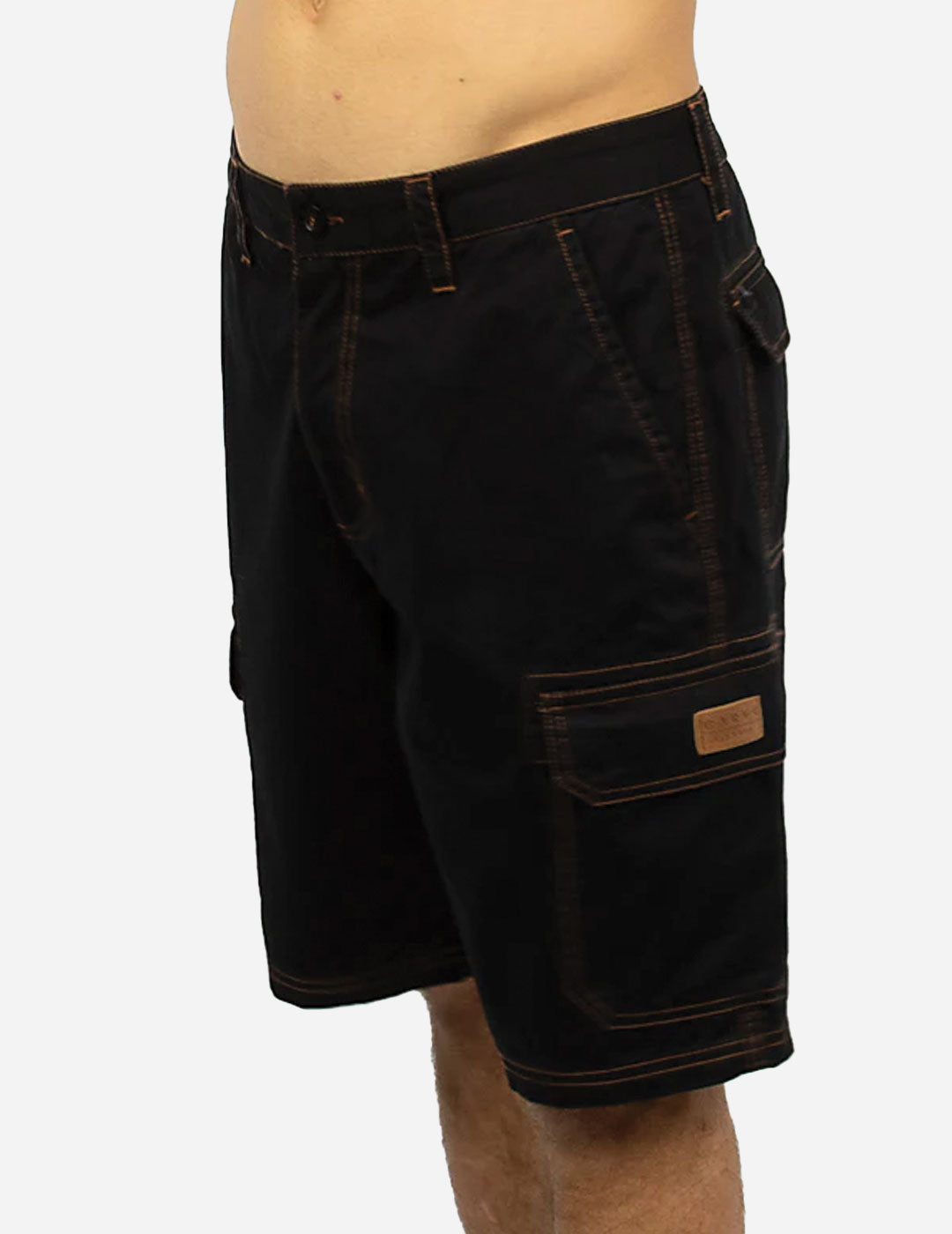 FORT - Men's cargo walkshort - Black