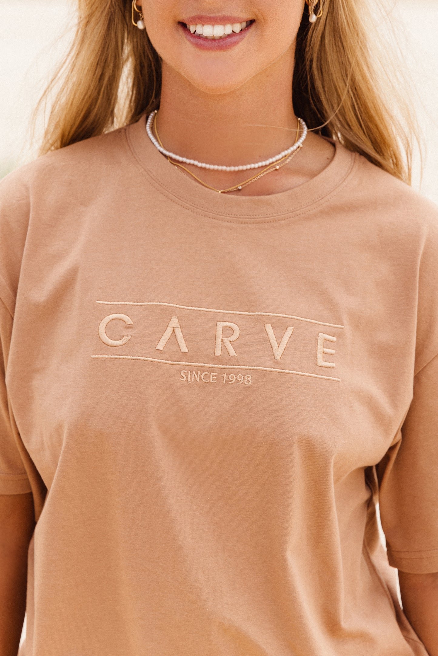 Series - Girls Short Sleeve Tee - Powder Pink