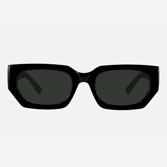 Vinca - Gloss Black Grey Lens