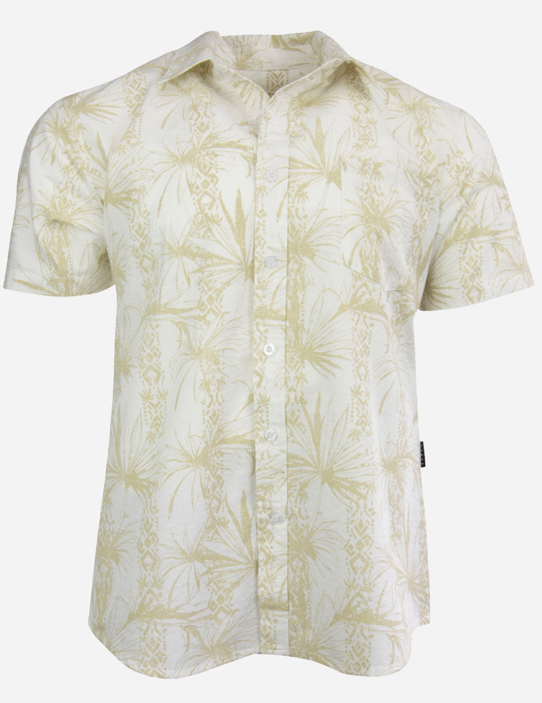 Pantropical - Hulks Short Sleeve Button Up Shirt - White