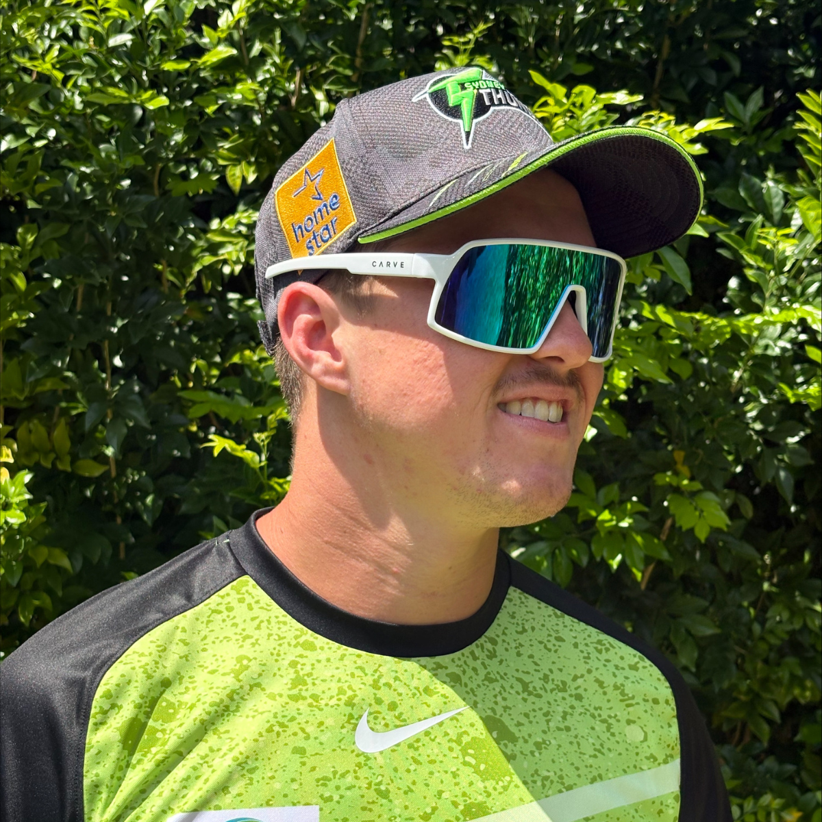 Sierra HD - Frame: Gloss White <br> Lens: Rose with External Blue Iridium