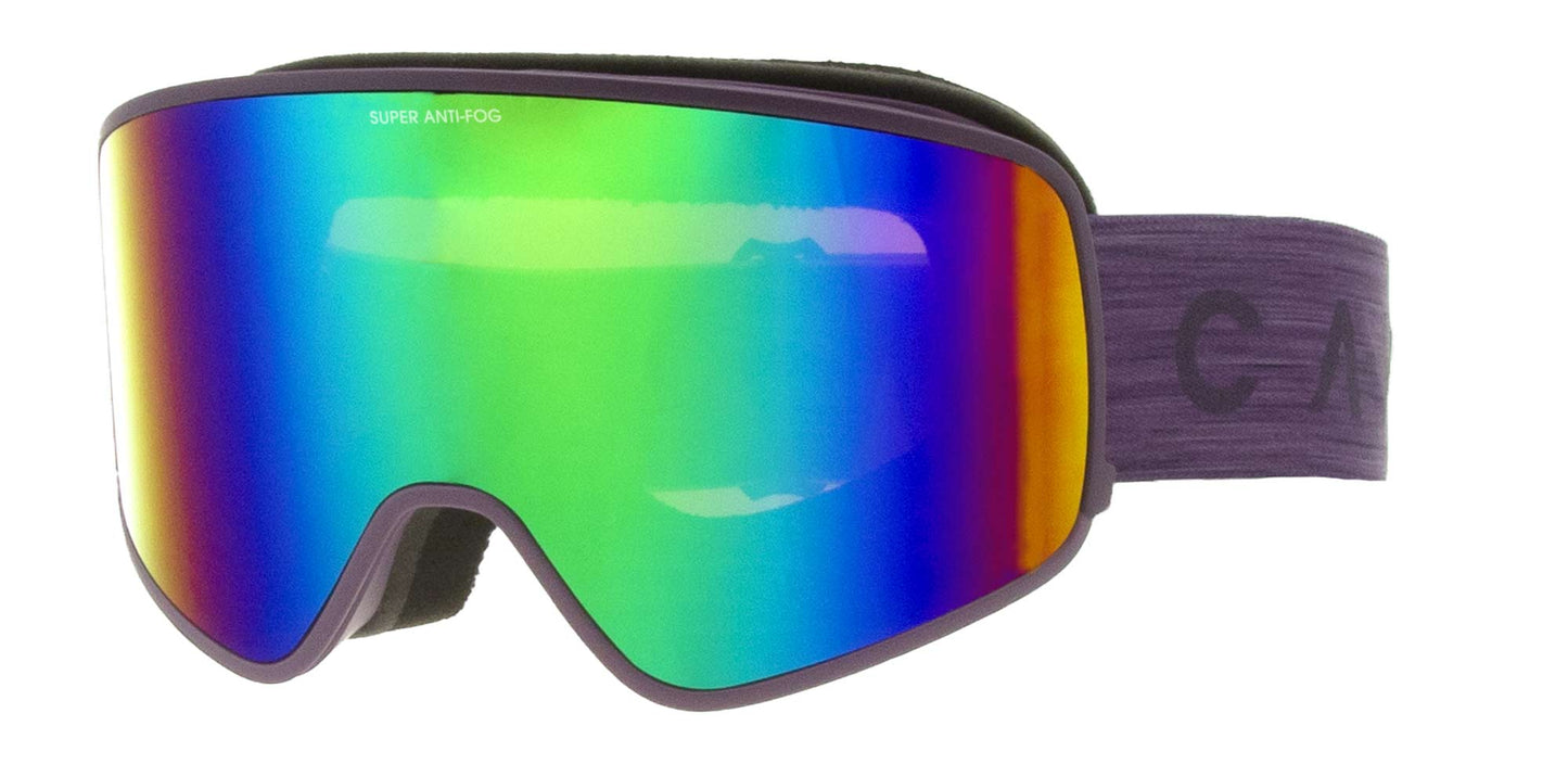 Summit - Matt Violet Frame, Grey Lens with Green Purple Iridium & Yellow Lens with Clear Flash Coating