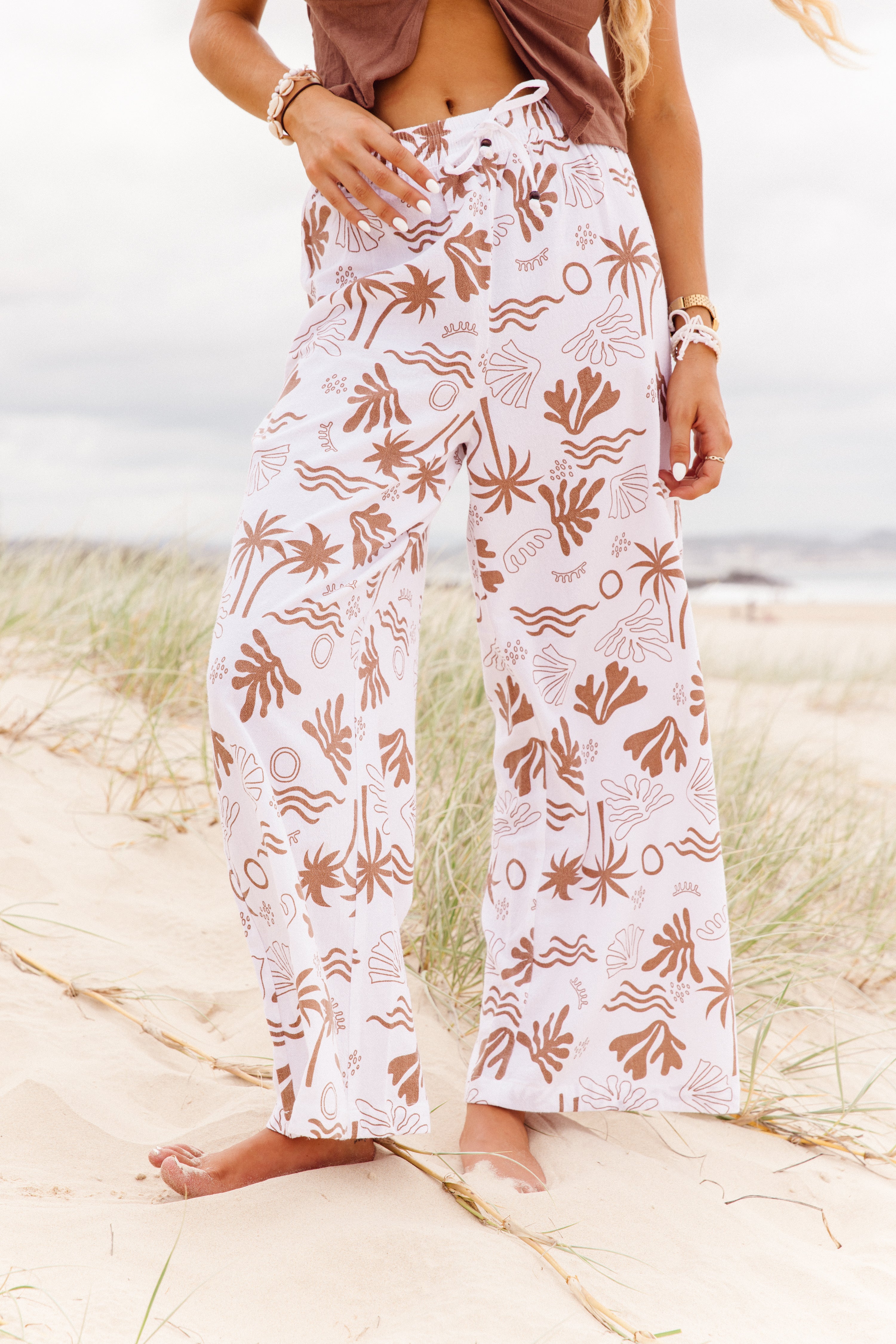 Daydream - Girls Beach Pant - Mocha