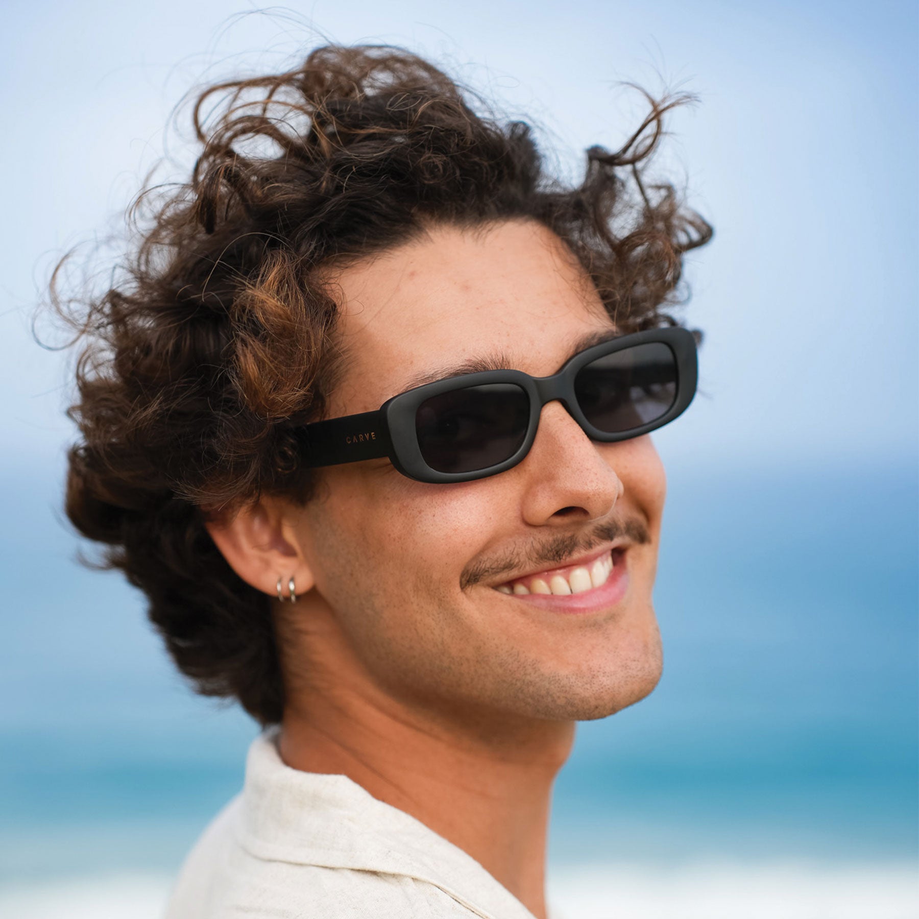 Lizbeth - Matte Black Frame with Grey Lens