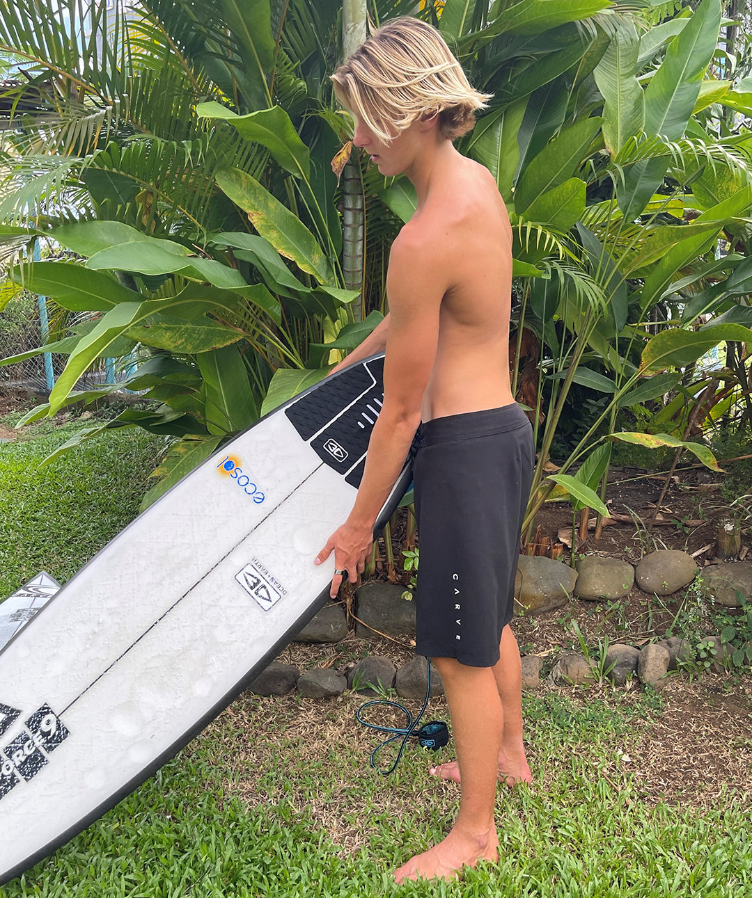 Power Up - Boys Boardshorts - Black