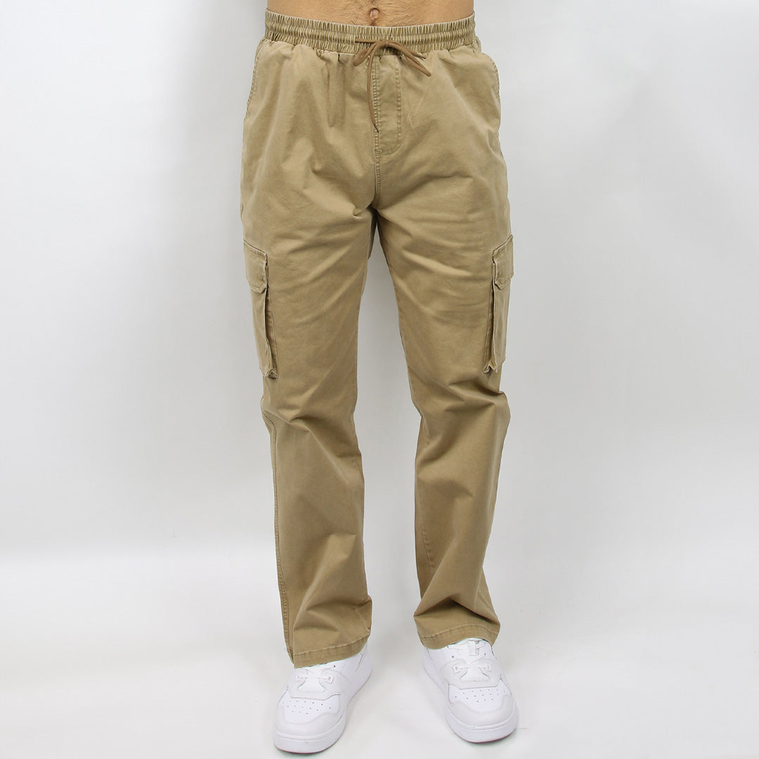 Combat - Mens Elastic Waist Cargo Pant