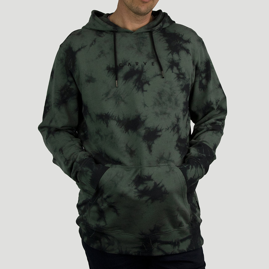 Bound Up - Boy's Hoodie - Tie Dye Olive