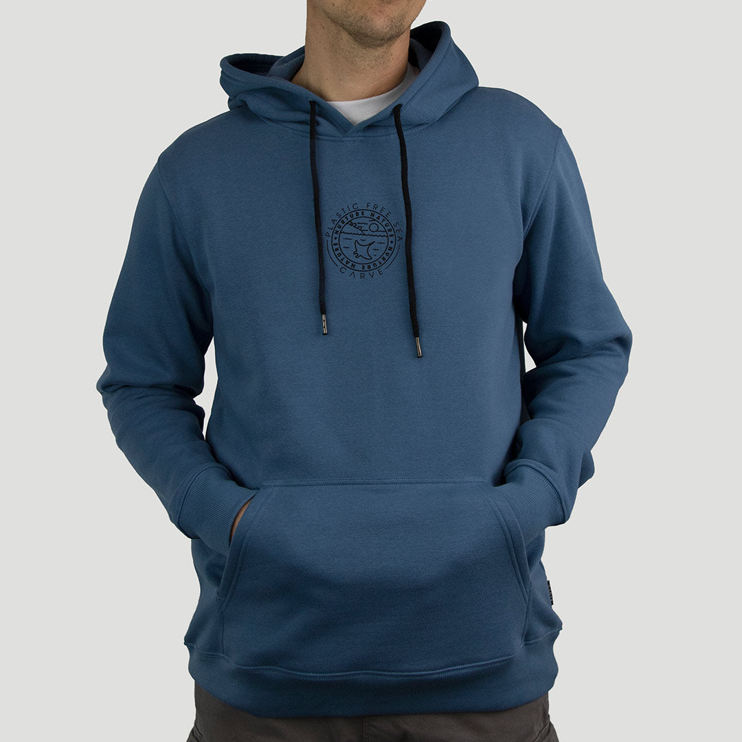 Nature Nurture - Boy's Hoodie Stellar Blue