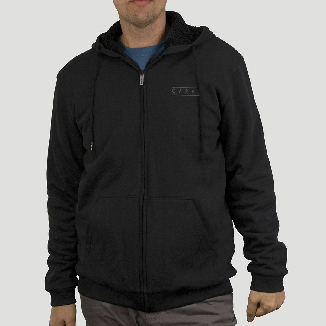Himalayan - Men's Sherpa Lined Jacket - Black
