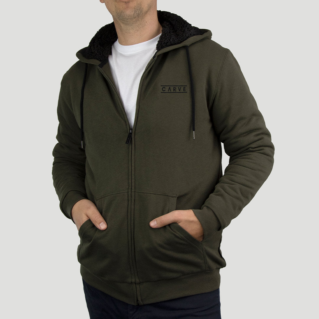 Hoodie lined jacket best sale