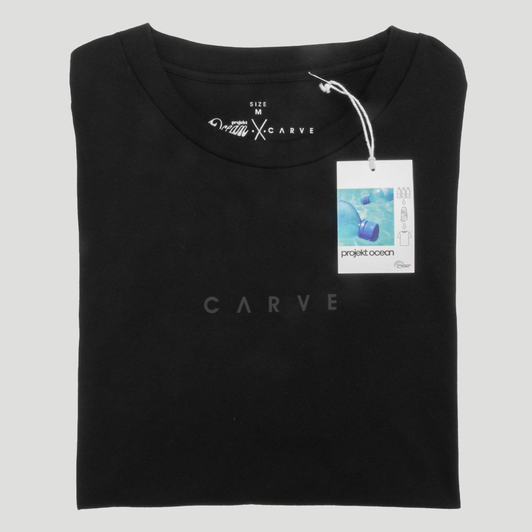 Carve ID - Men's Recycled Materials T Shirt - Black