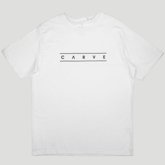 Carve Rails - Recycled T Shirt - White