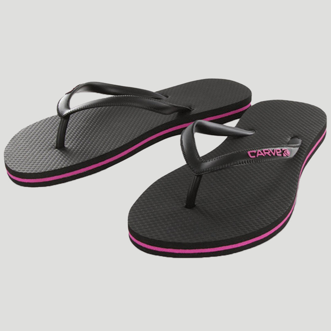 Slimpins Thongs - Black / Pink