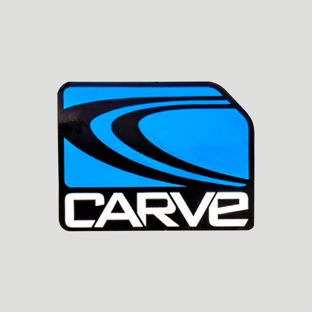 C A R V E Sticker Large 18.75cms x 14.5cms