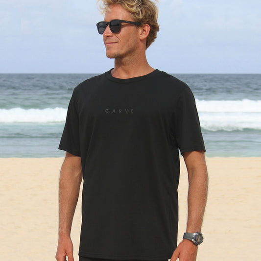 Carve ID - Men's Recycled Materials T Shirt - Black