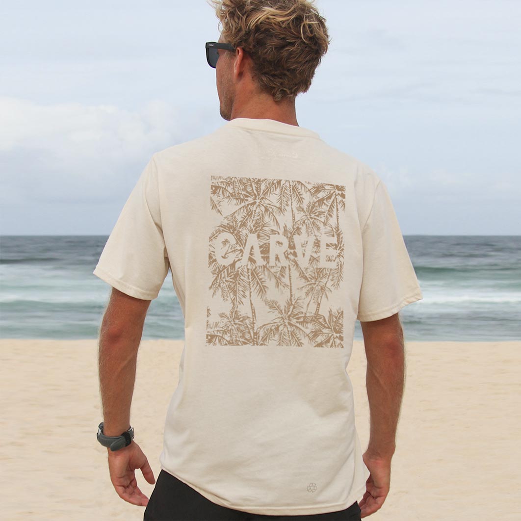 Palms - mens recylced tee SWAN