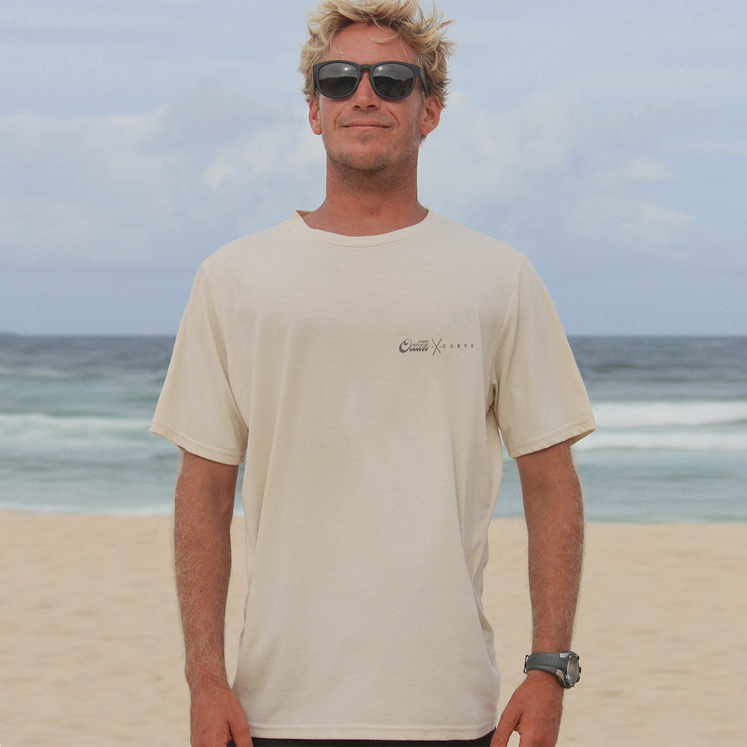Palms - mens recylced tee SWAN