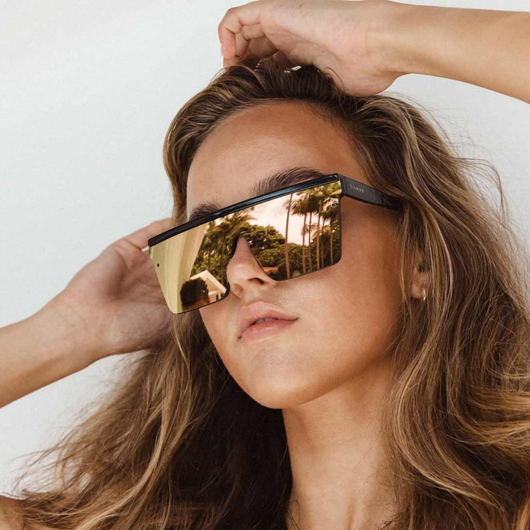 Muse - Gloss Black Frame Iridium Lens