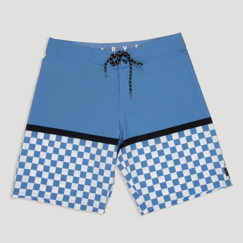 The Finish Line - Boy's Boardie - Blue/Black
