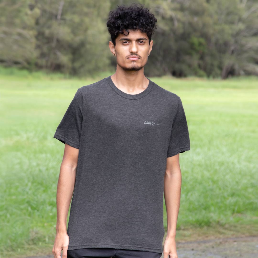 Palms - mens recylced tee GREY
