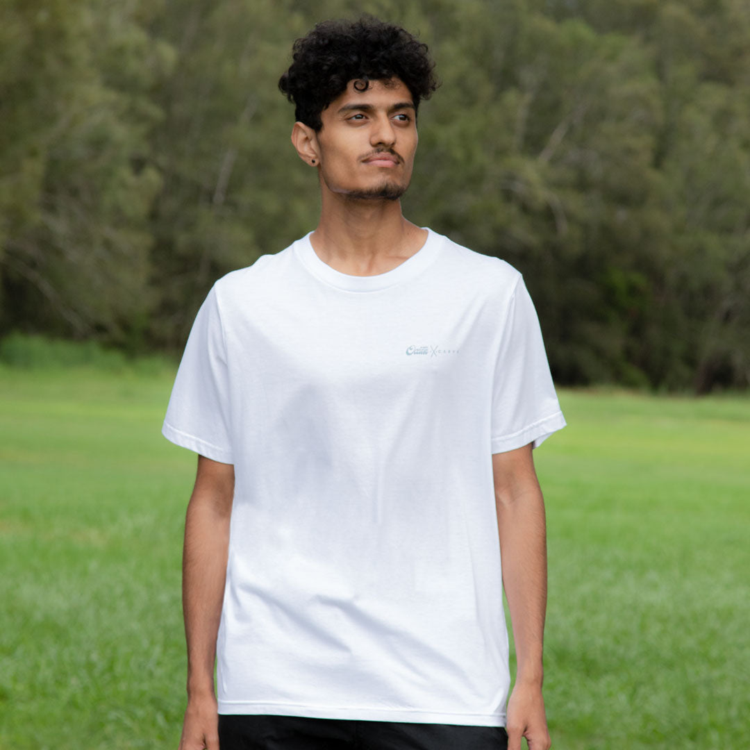 Palms - mens recylced tee WHITE
