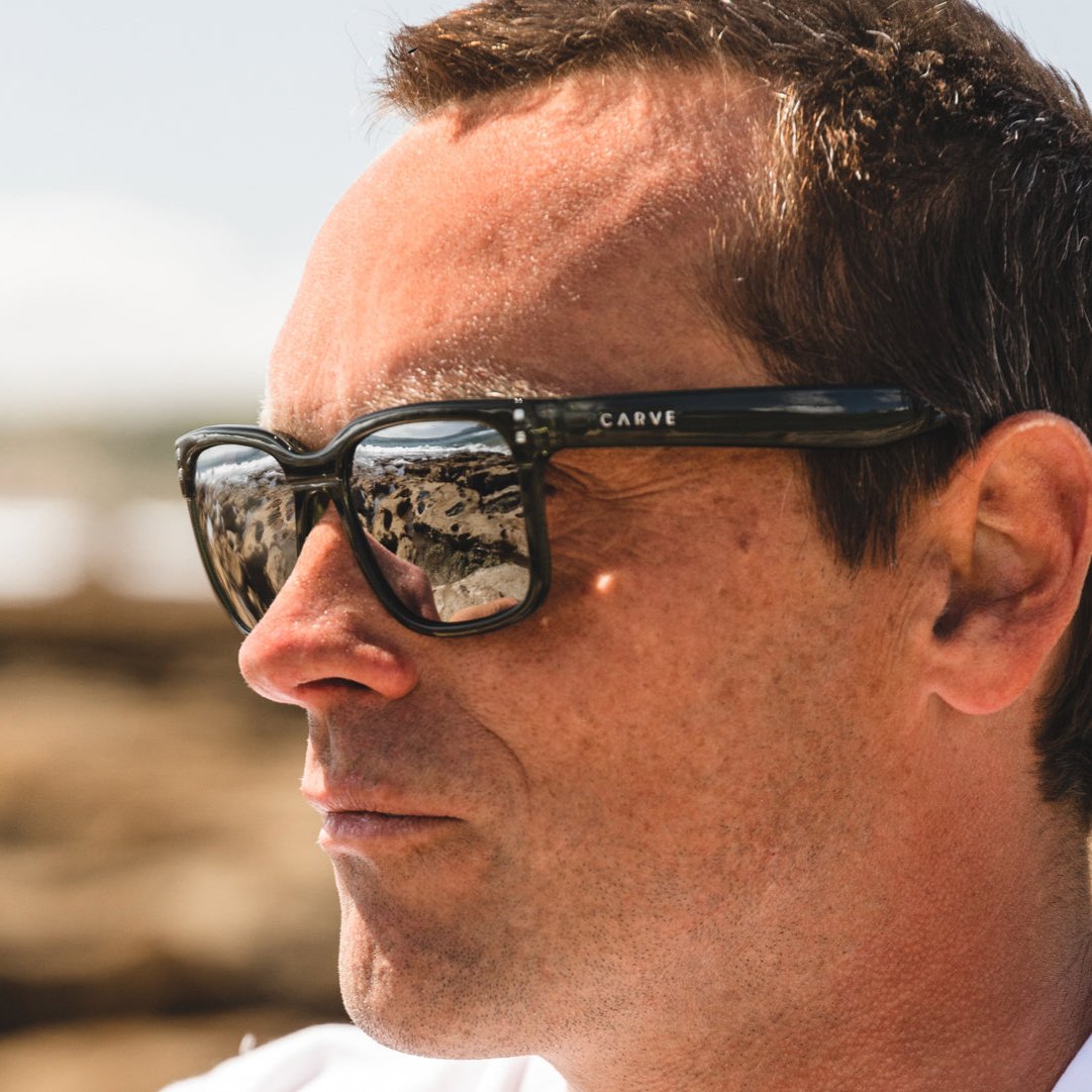 Rivals - Gloss Crystal Forest Recycled Frame with Grey Polarized Lens