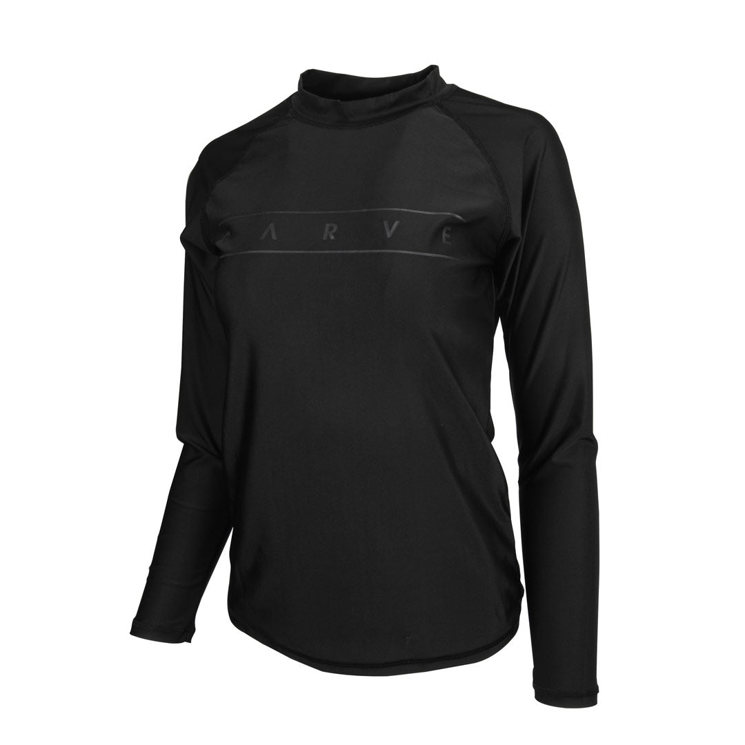 Lynx - Girl's Long Sleeve Rash Vest - Black