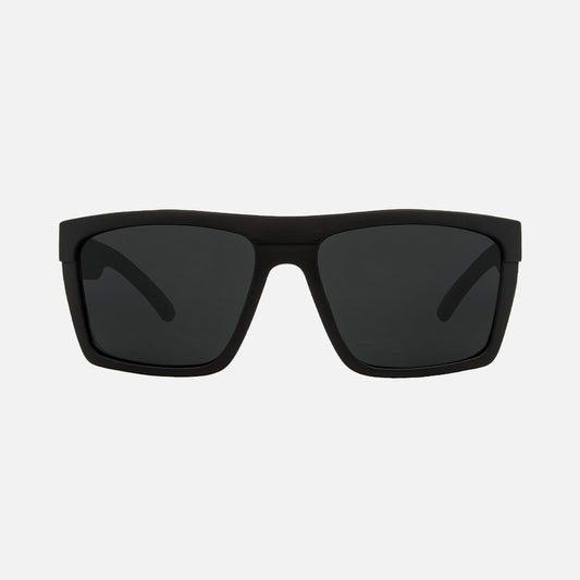 Volley - Safety Matt Black Frame - Grey Polarized Lens