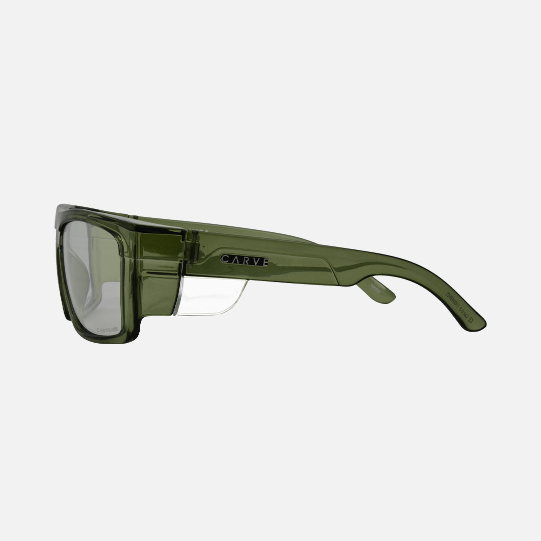 Volley - Safety Crystal Green Frame - Grey Clear Photochromatic Lens