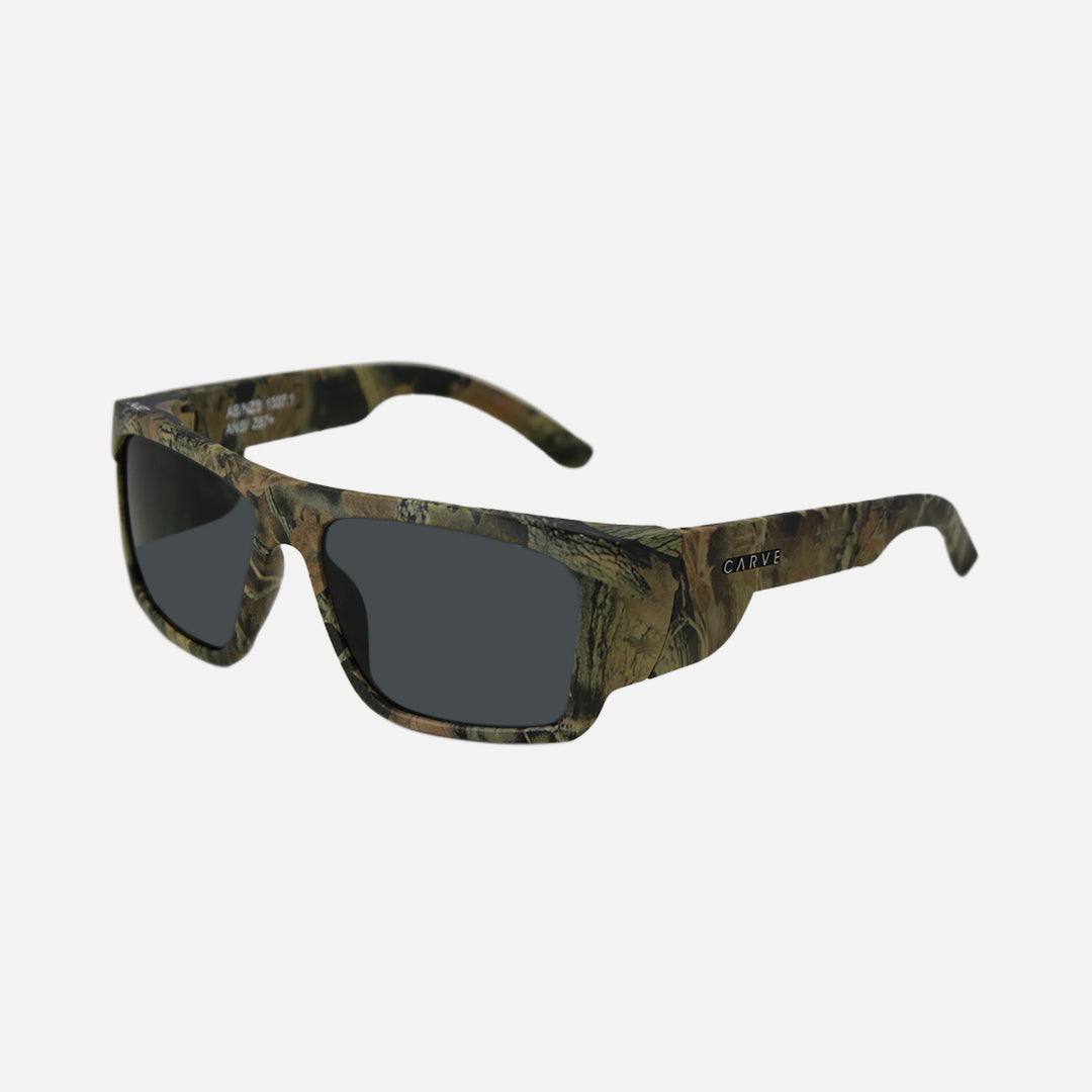VOLLEY SAFETY - WITH CAMO FRAME AND GREY GREEN G15 POLARIZED LENS