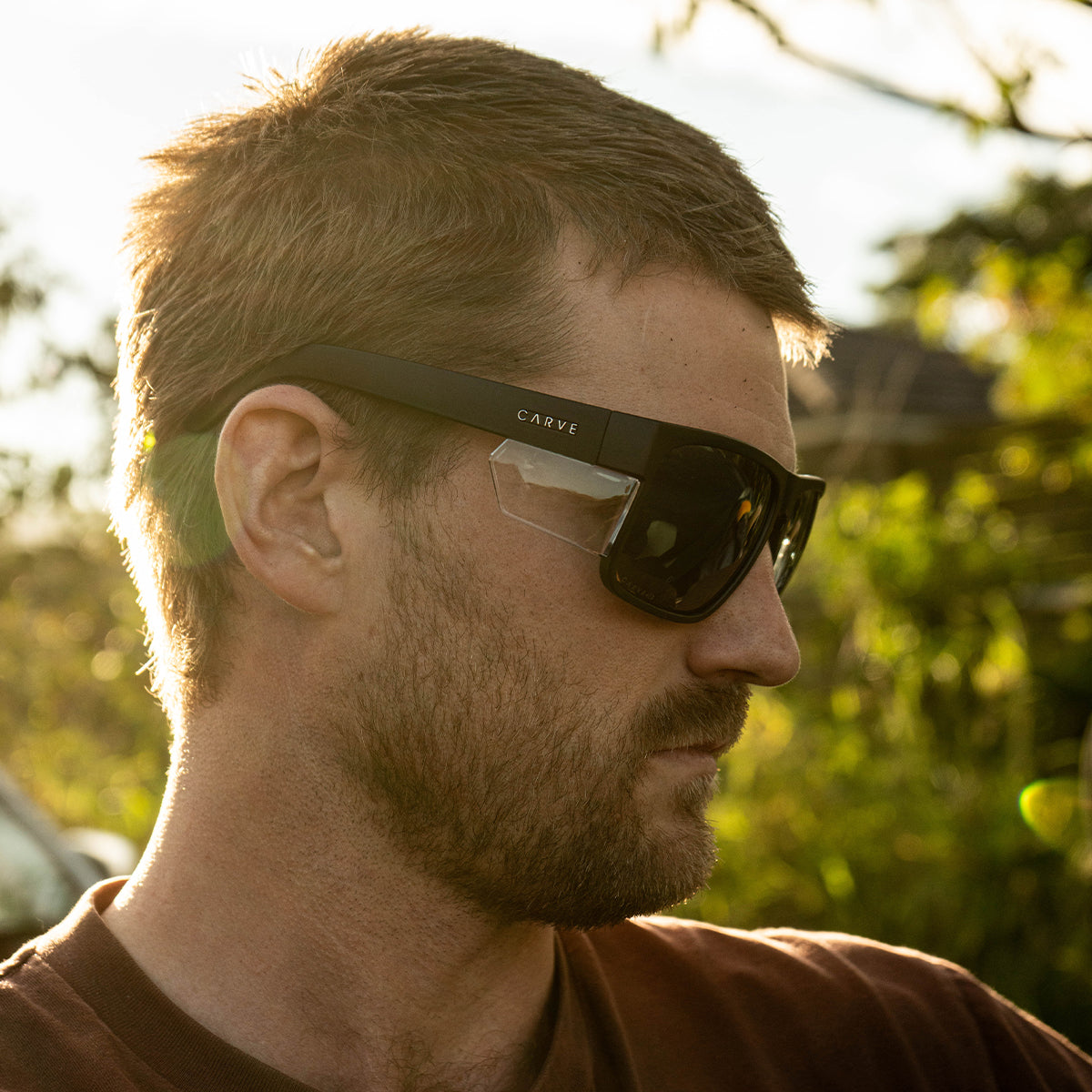 Vendetta - Safety Matt Black Frame - Grey Lens