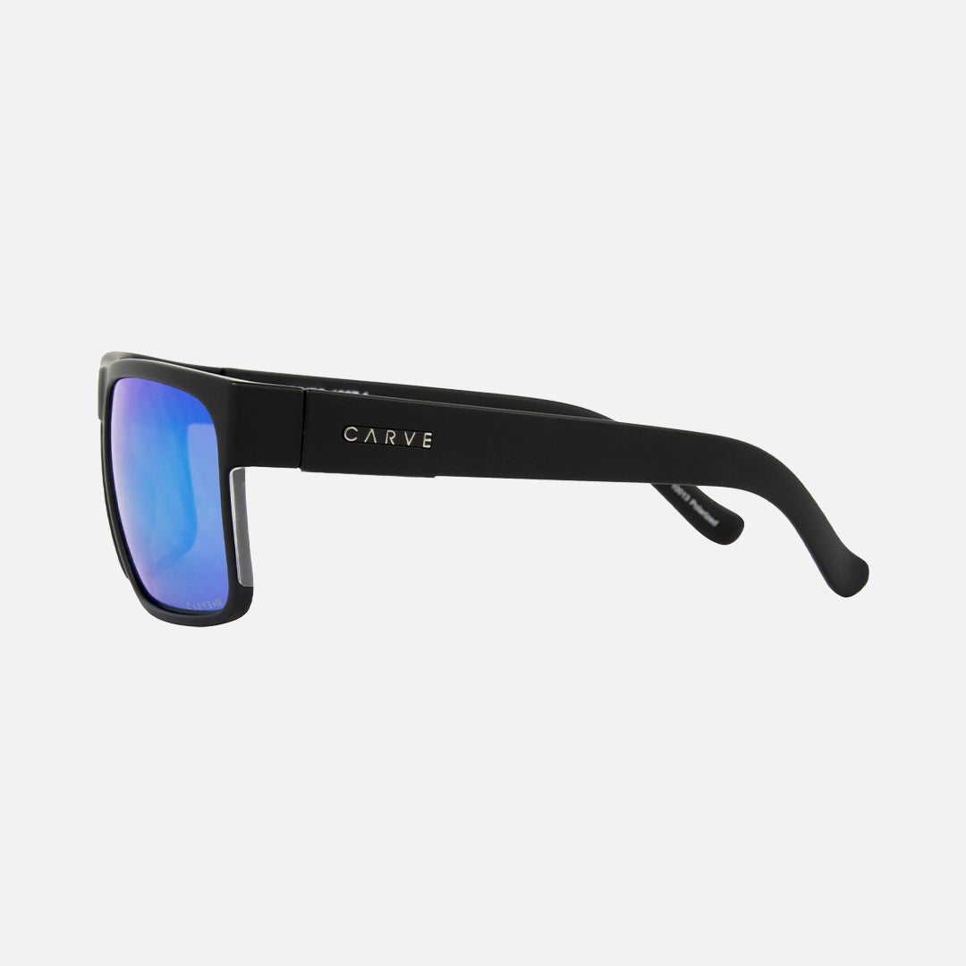 Vendetta - Safety Matt Black Frame - Grey Polarized Blue Iridium Lens