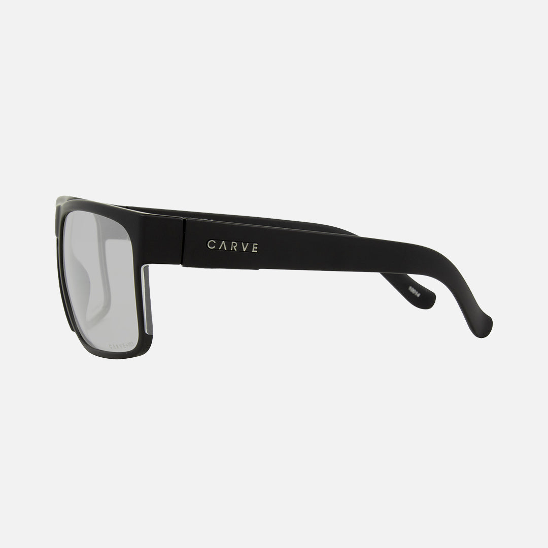 Vendetta - Safety Matt Black Frame - Photochromatic Grey Clear Lens