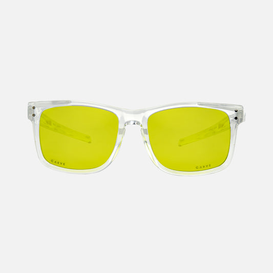 Smoko - Safety Gloss Clear Frame - Yellow Lens