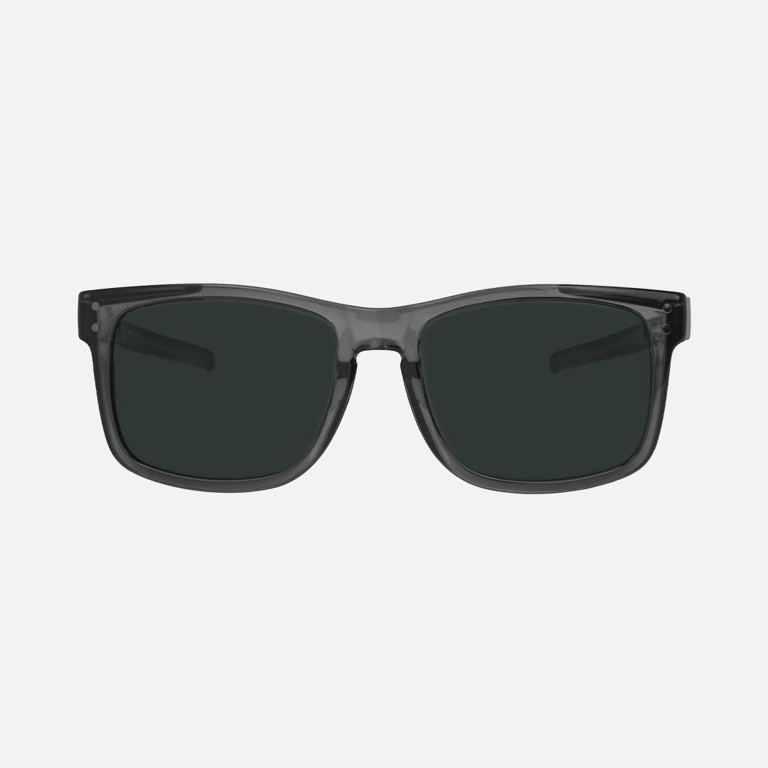 Smoko - Safety Crystal Charcoal Frame - Grey Lens